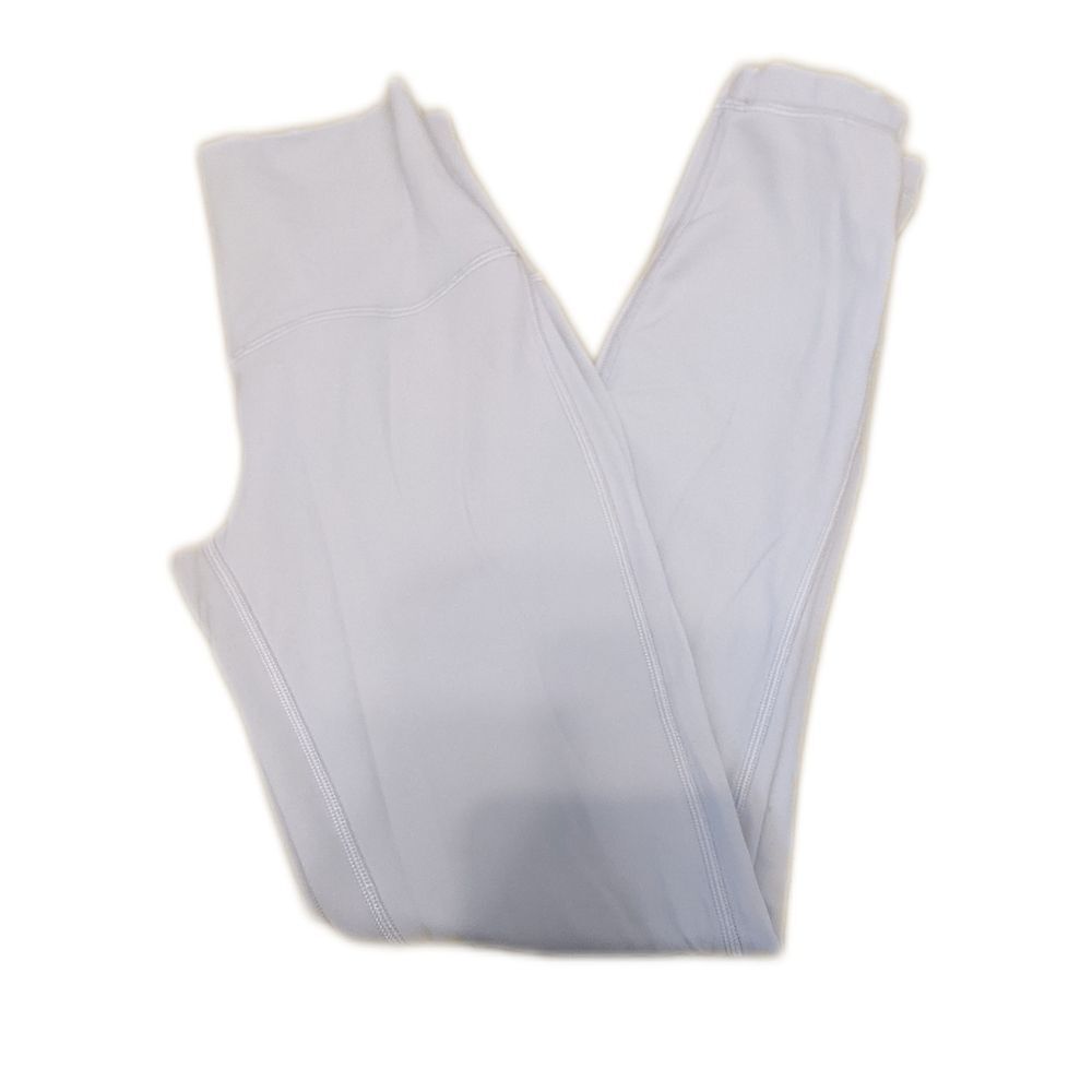 Lululemon high waisted pale blue cropped leggings, size 2